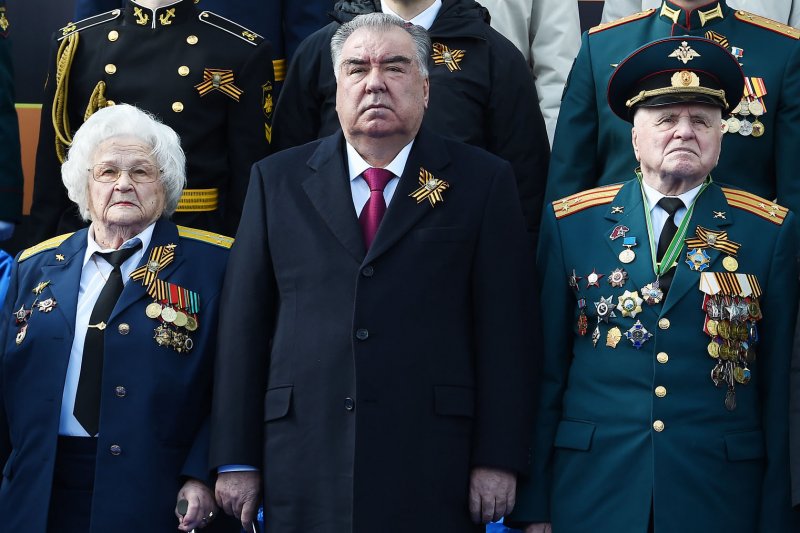 President of the Republic of Tajikistan Emomali Rahmon visited the Military Parade dedicated to the 78th anniversary of Victory in Moscow
