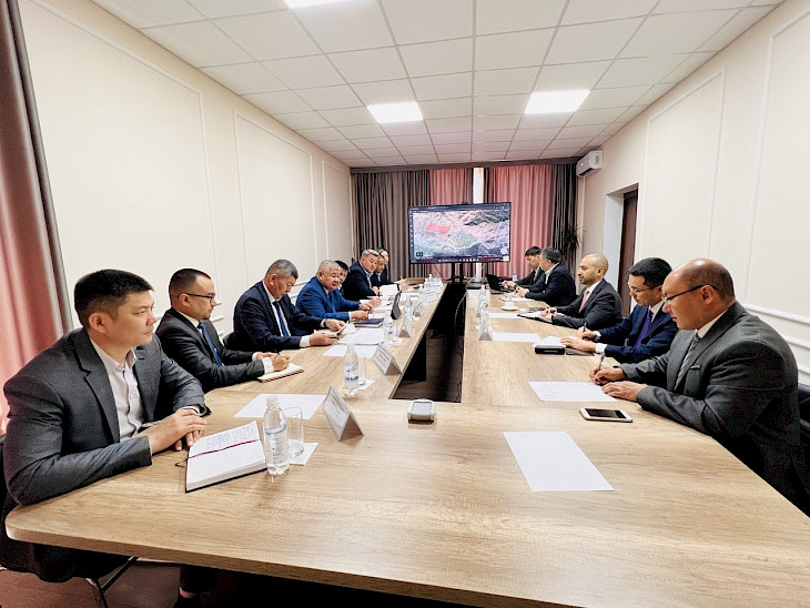 The head of the Ministry of Energy of the Kyrgyz Republic discussed the construction of a solar power plant with representatives of Masdar