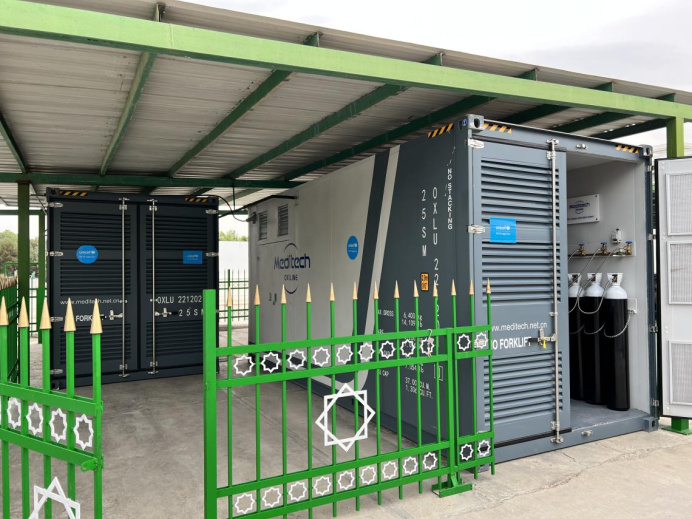 UNICEF handed over containerized oxygen plants to Turkmenistan