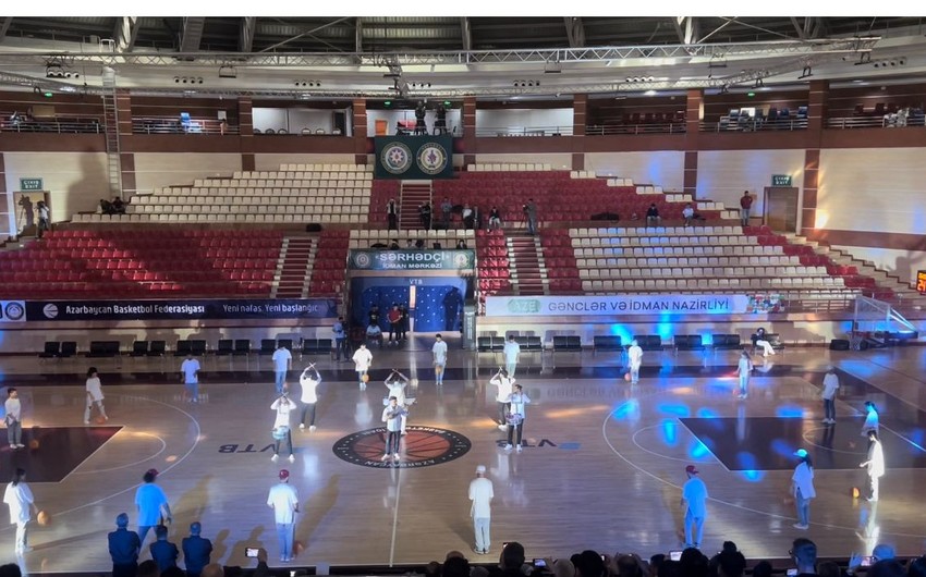 The opening ceremony of the international basketball tournament dedicated to the 100th anniversary of Heydar Aliyev was held