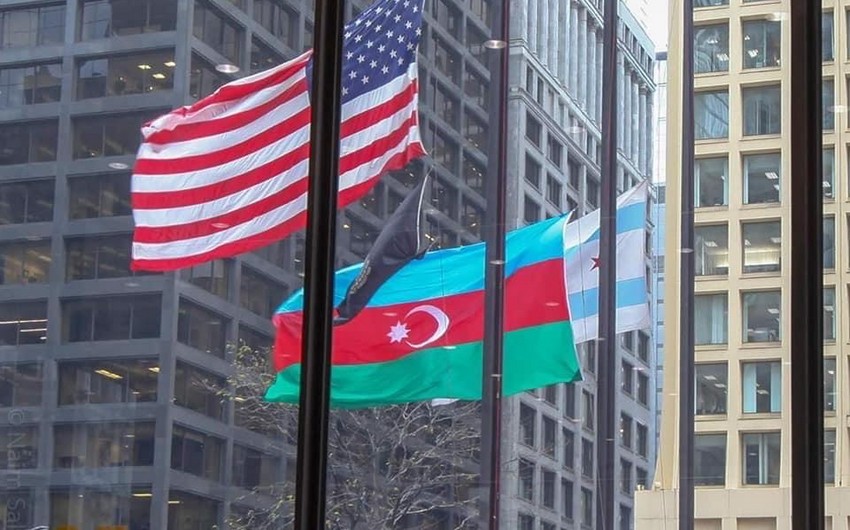 Azerbaijani flag raised in Chicago