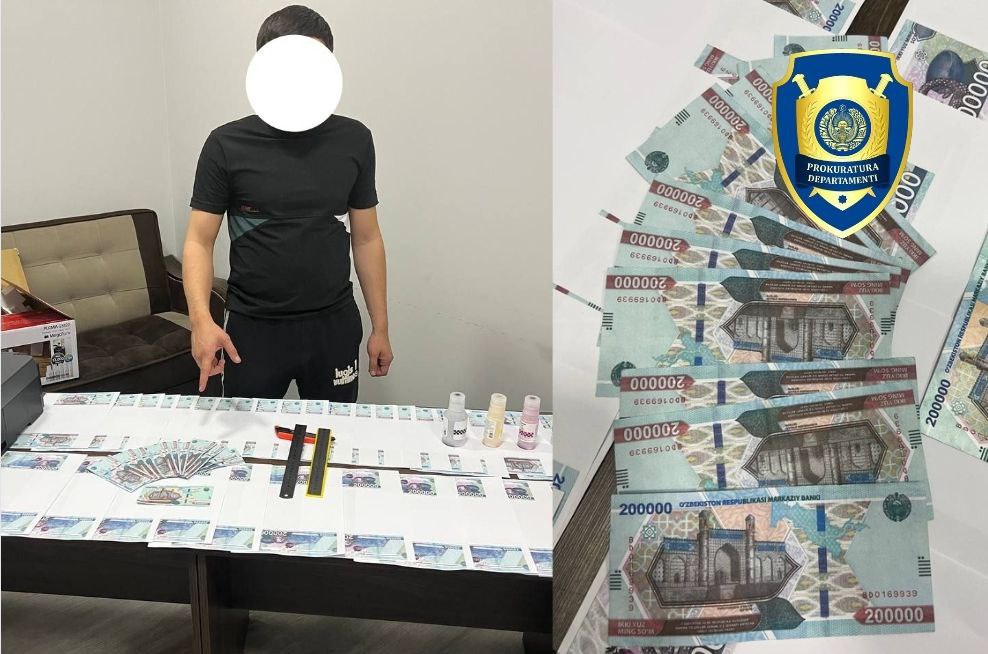 In Tashkent, a young man was caught producing counterfeit banknotes worth 200 thousand rubles