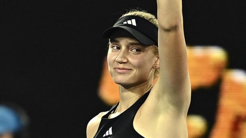Kazakhstan tennis player Elena Rybakina has risen in the WTA ranking