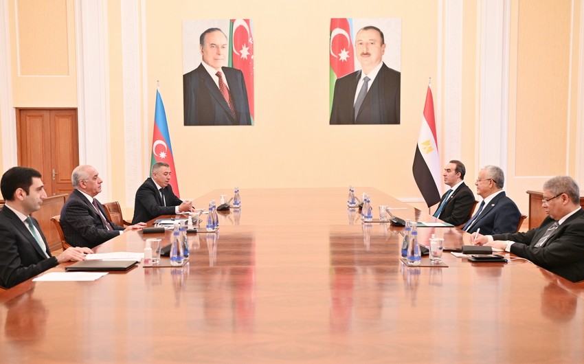 Ali Asadov met with the Chairman of the House of Representatives of the Egyptian Parliament