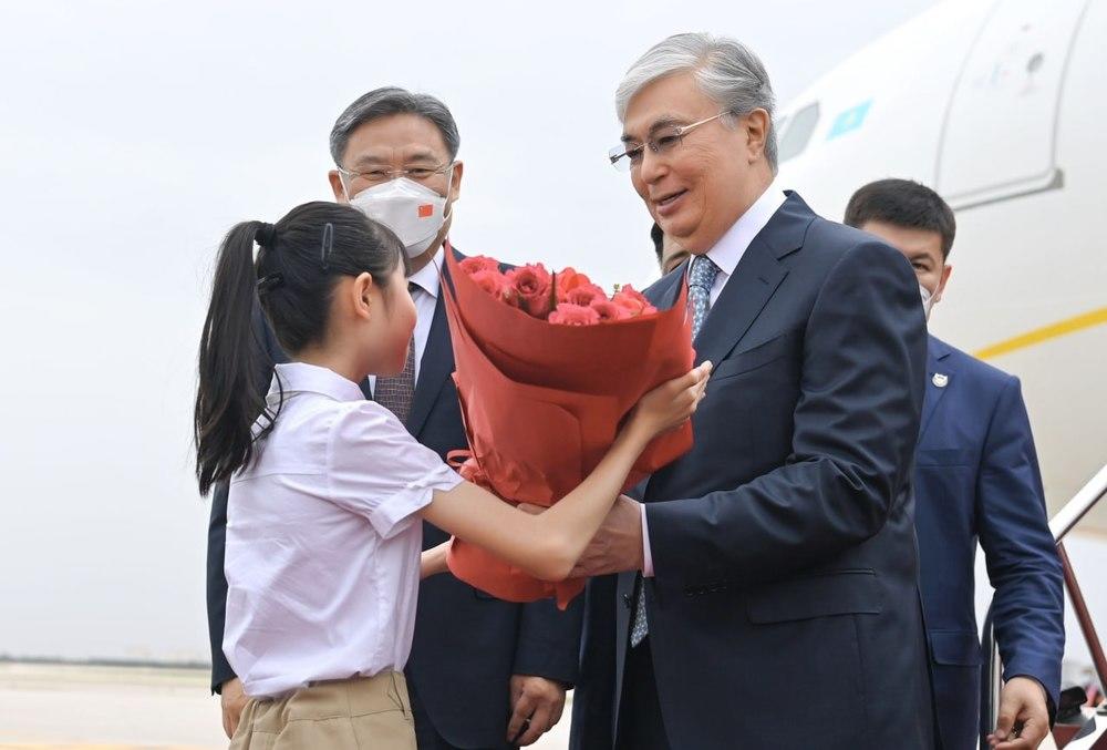 Kassym-Jomart Tokayev arrived on a state visit to China