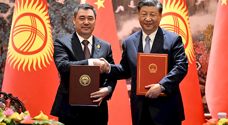 Relations between the Kyrgyz Republic and the PRC have been brought to the level of a comprehensive strategic partnership. The leaders of the countries signed the Joint Declaration