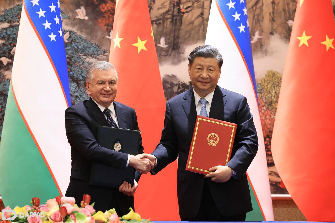 Shavkat Mirziyoyev and Xi Jinping signed the joint statement
