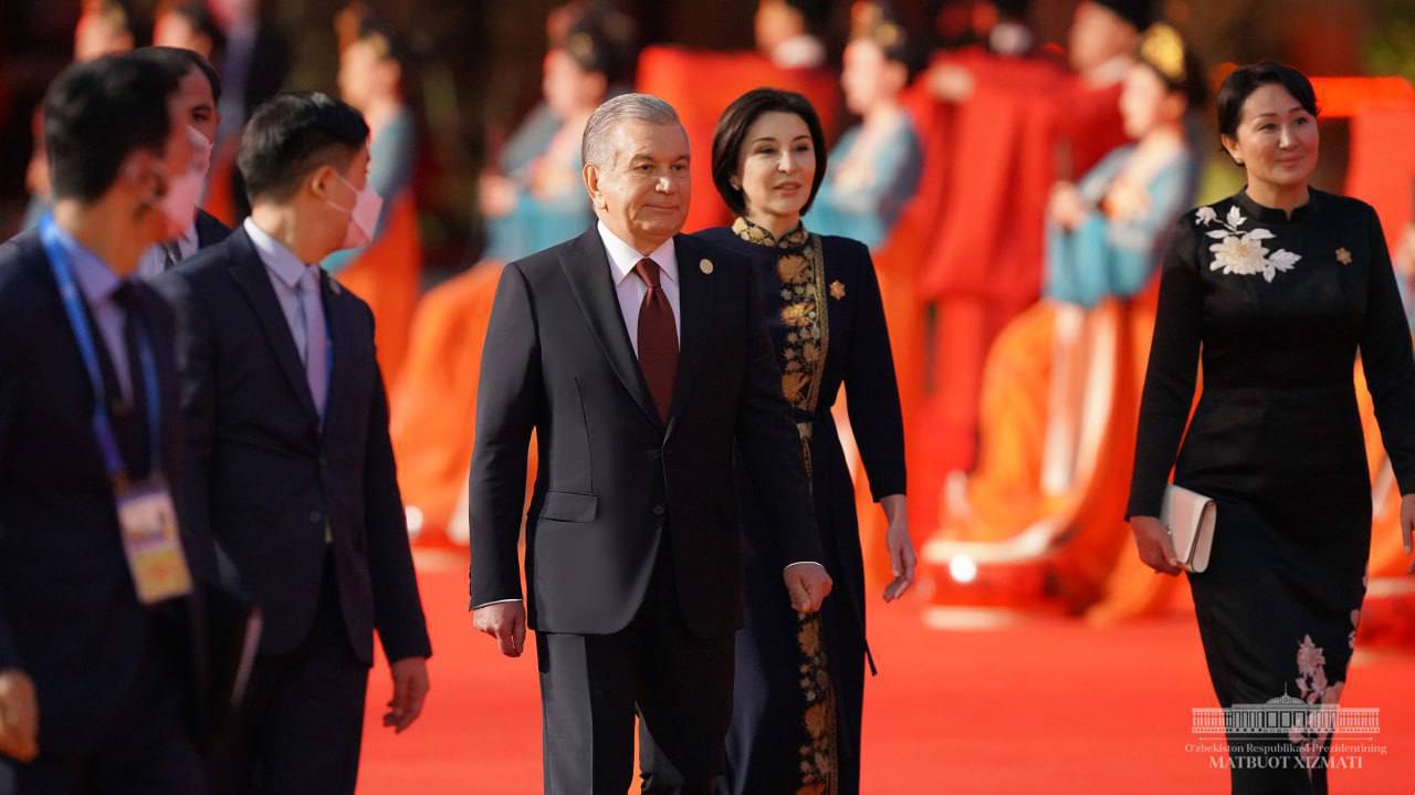 The leaders of the countries participating in the first Central Asia-China summit were welcomed