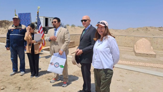 Turkmenistan completes project to restore two ancient reservoirs