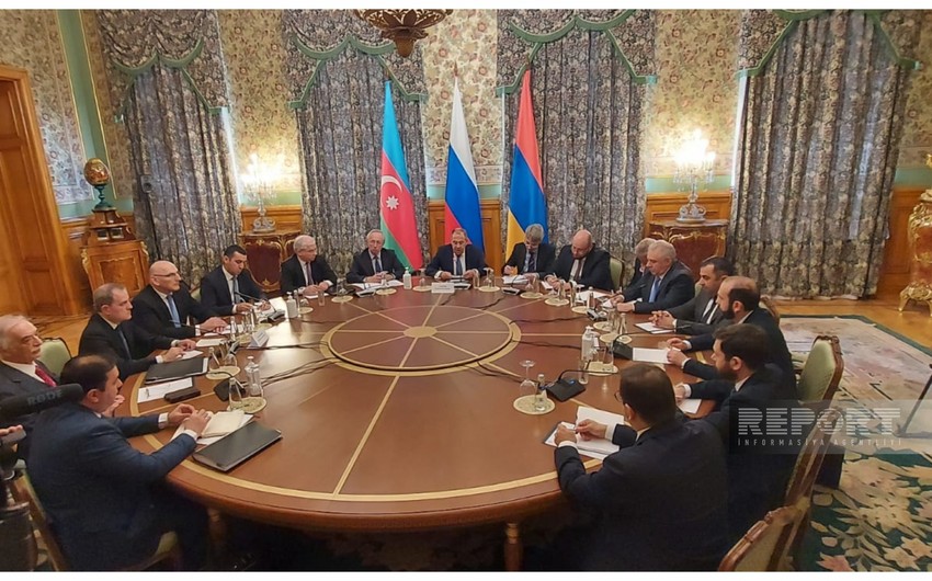 Meeting of Foreign Ministers of Azerbaijan, Russia and Armenia ended in Moscow