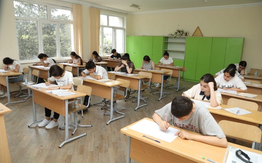 Entrance exams to universities in III group of specialties to be held today in Azerbaijan