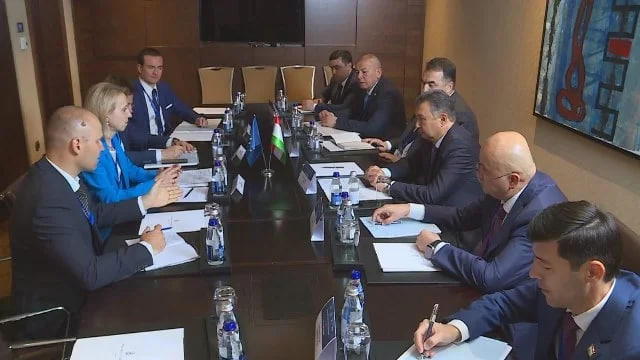 Kokhir Rasulzoda met with the Vice-President of the European Investment Bank Teresa Chervinskaya