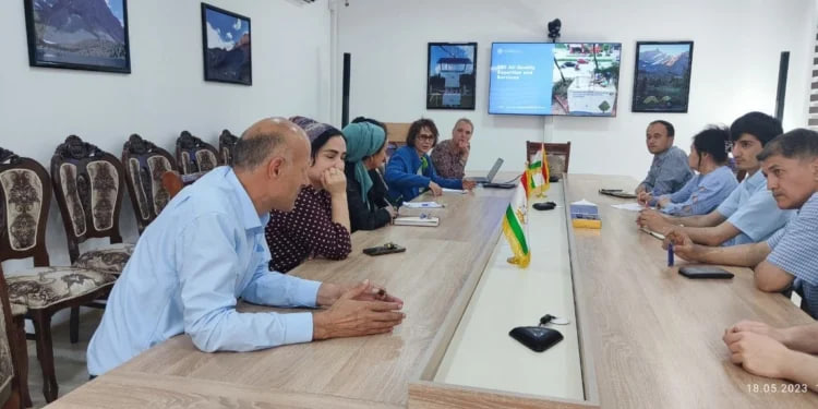Tajik specialists got acquainted with the SILAM air quality forecasting system