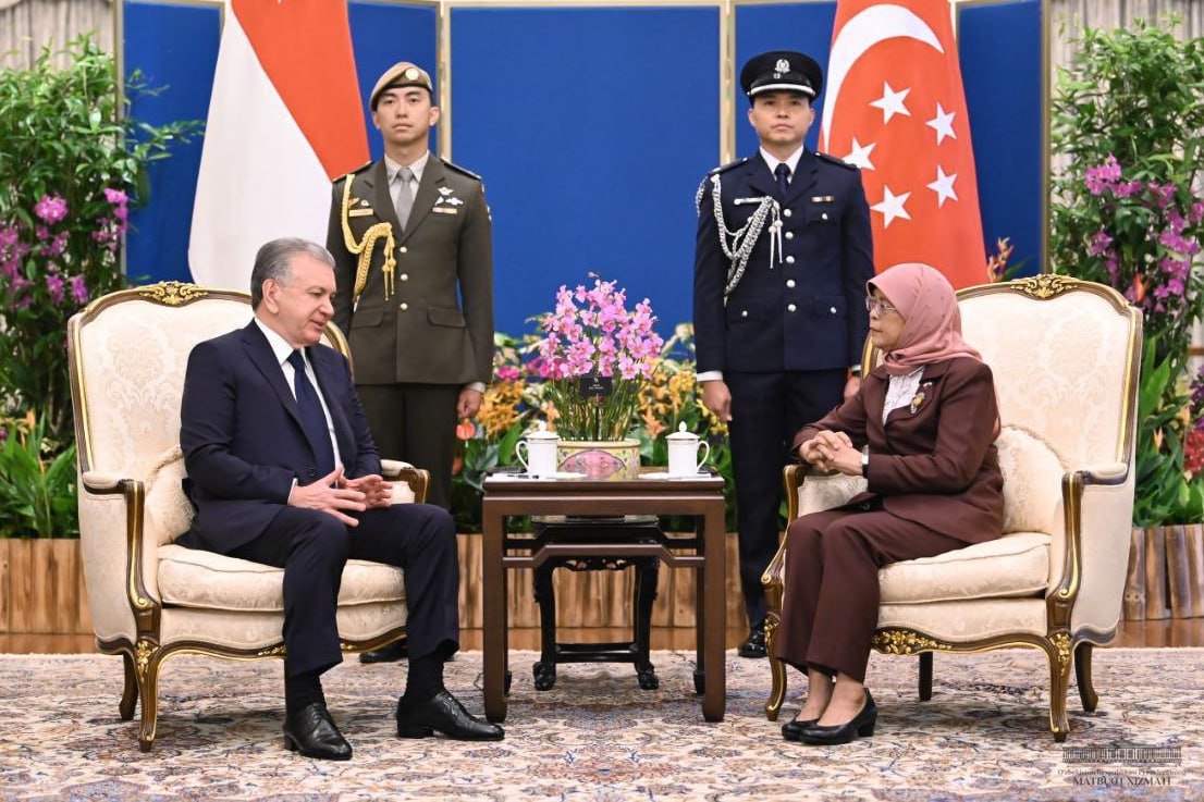 The president of Singapore is coming to Uzbekistan
