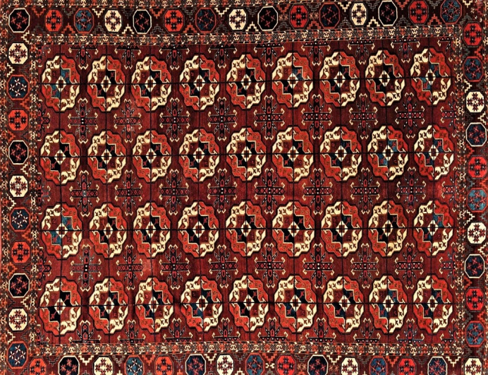 Antique Tekinsky carpet is in the top of the most expensive auction lots in Vienna