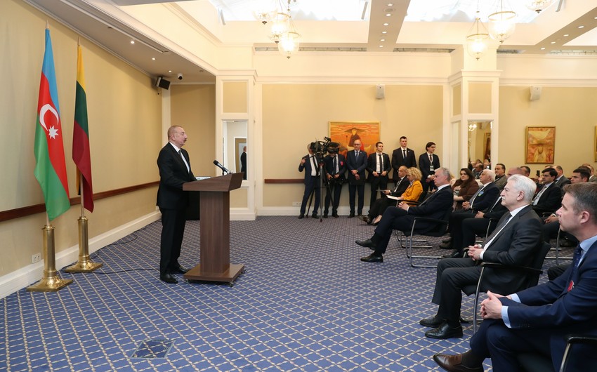 Azerbaijani-Lithuanian business forum held in Vilnius