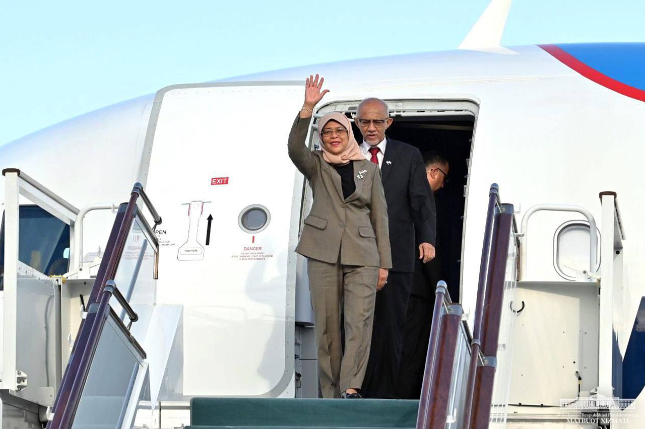 Singapur prezidenti Toshkentga keldi