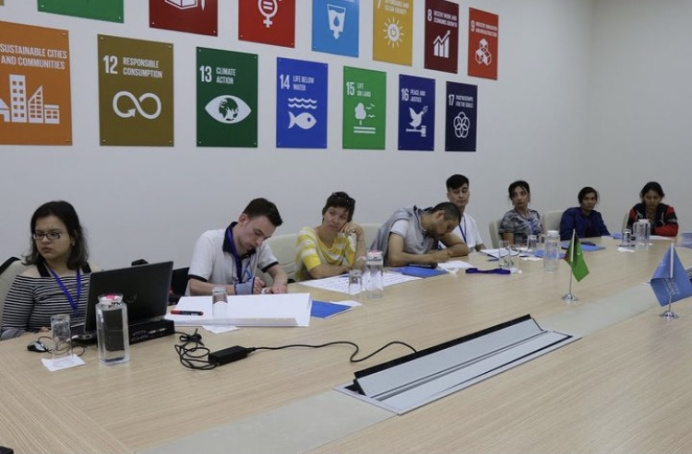 Ashgabat hosts trainings of the Human Rights School for youth with disabilities