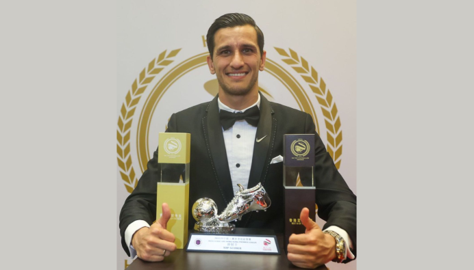 Turkmen football player recognized as the best player of the season in the Hong Kong championship