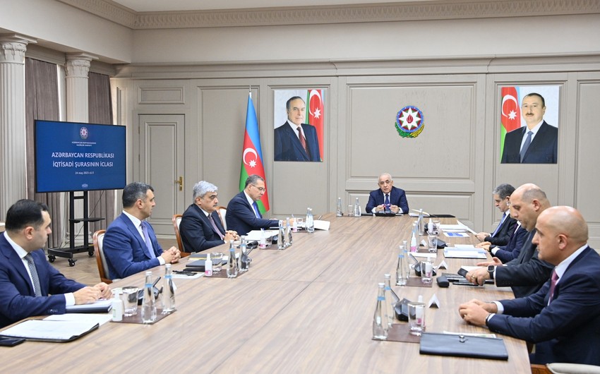 A regular meeting of the Economic Council of Azerbaijan was held