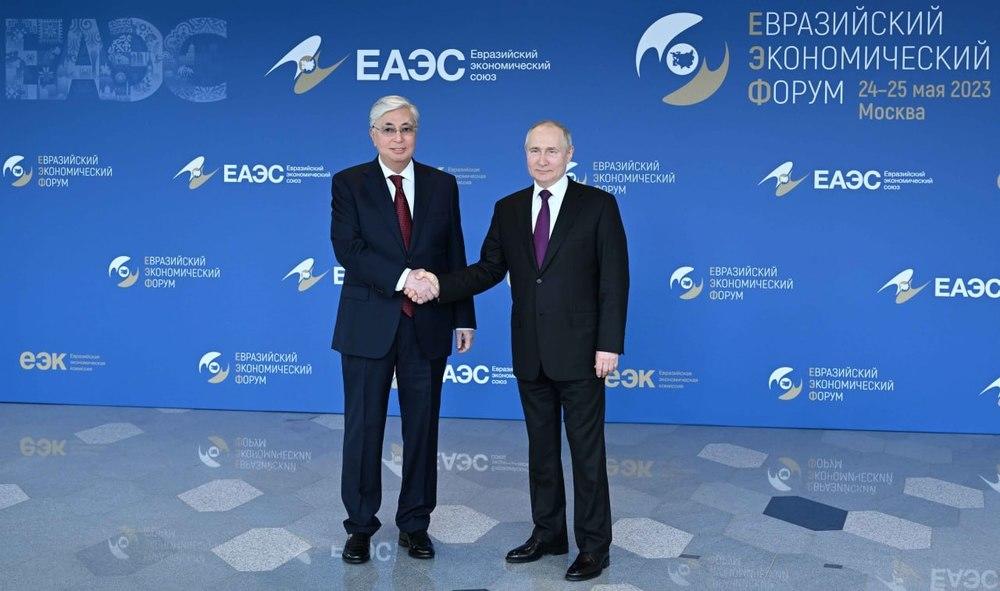 Tokayev and Putin met in Moscow