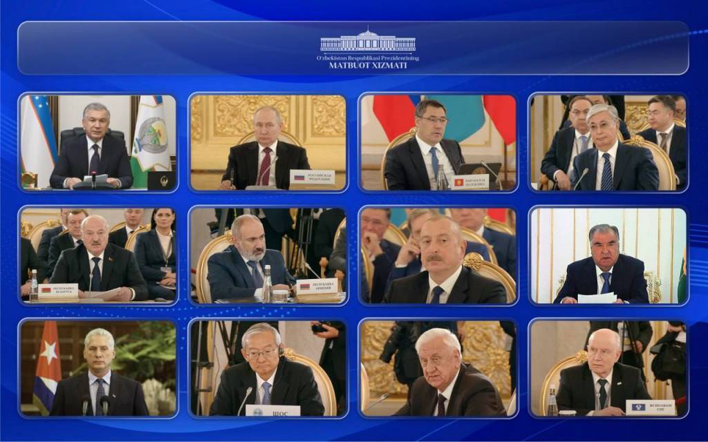 The President of Uzbekistan takes part in the EAEU anniversary summit