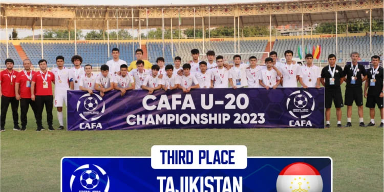 The youth team of Tajikistan became the bronze medalist of the CAFA-2023 youth championship