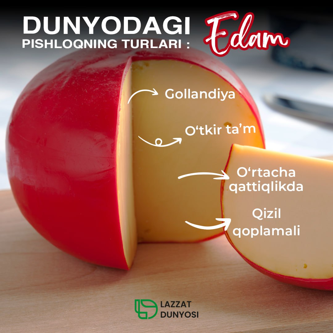 Features of Edam cheese