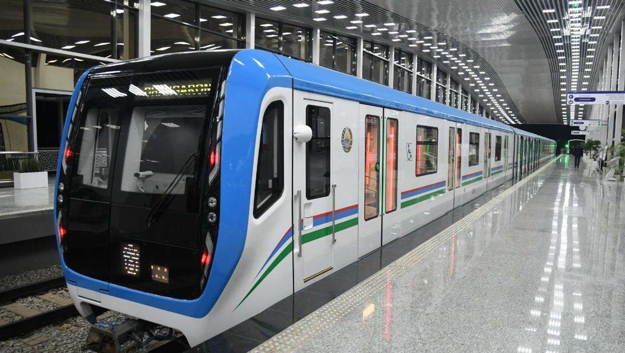 The speed of trains may be limited on the ground lines of the Tashkent metro