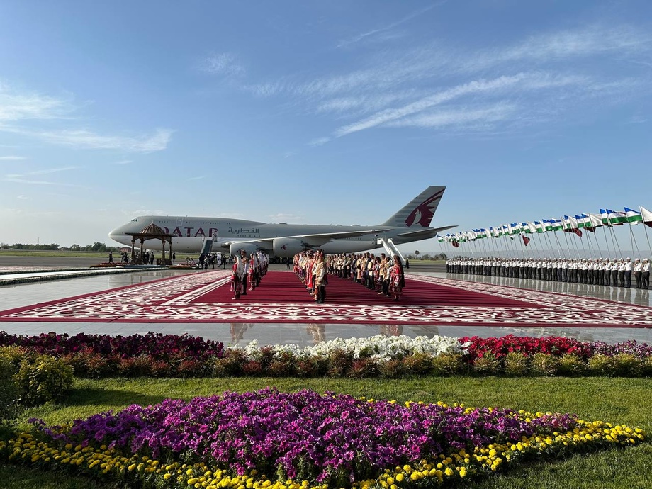 The Emir of Qatar came to Samarkand