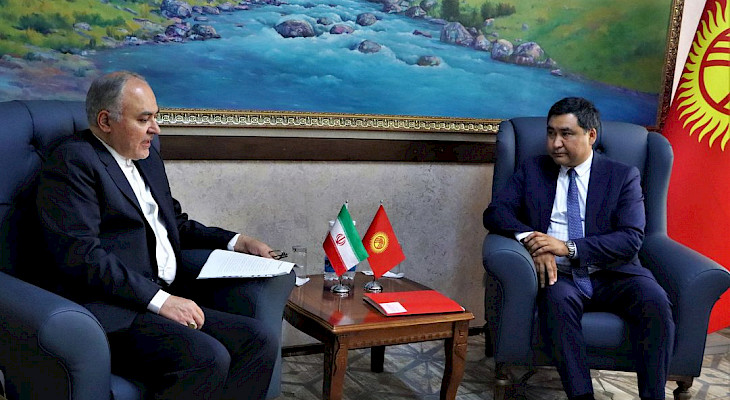 The Minister of Economy and Trade of the Kyrgyz Republic and the Ambassador of Iran discussed topical issues of bilateral relations