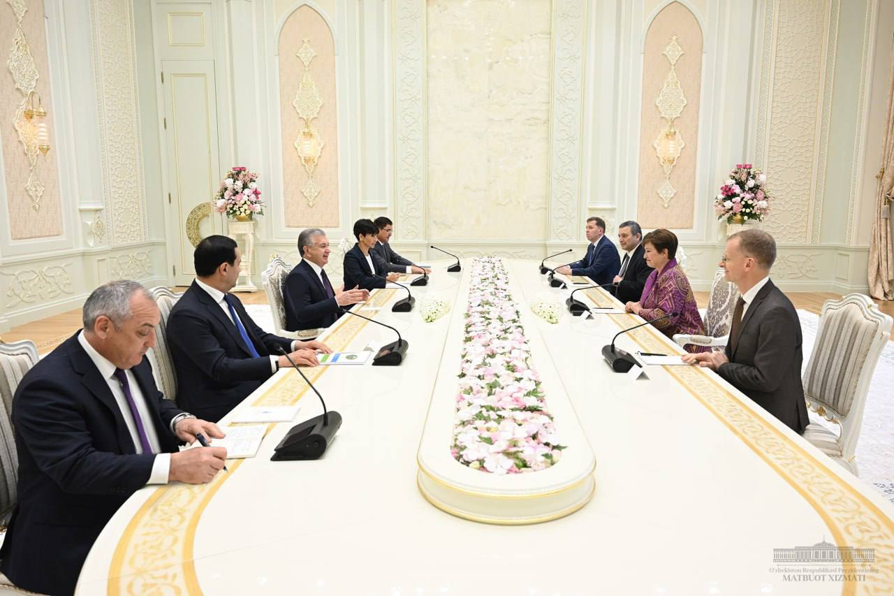 Shavkat Mirziyoyev received the managing director of the International Monetary Fund