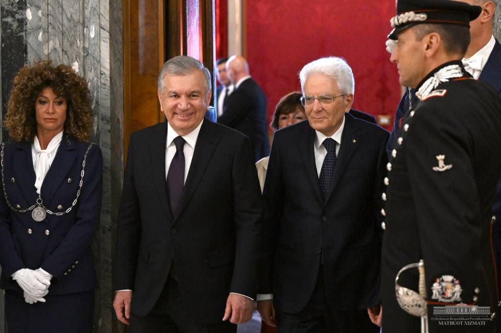 Uzbekistan, Italy’s Presidents welcome the development of multifaceted cooperation between the two countries