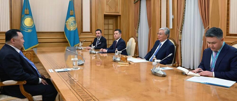 Tokayev received the co-chairman and CEO of Sun Seven Stars Investment Group