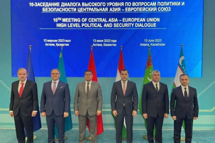 The Turkmen diplomatic mission spoke about the peace efforts in the region during the 10th meeting of "CA - EU"