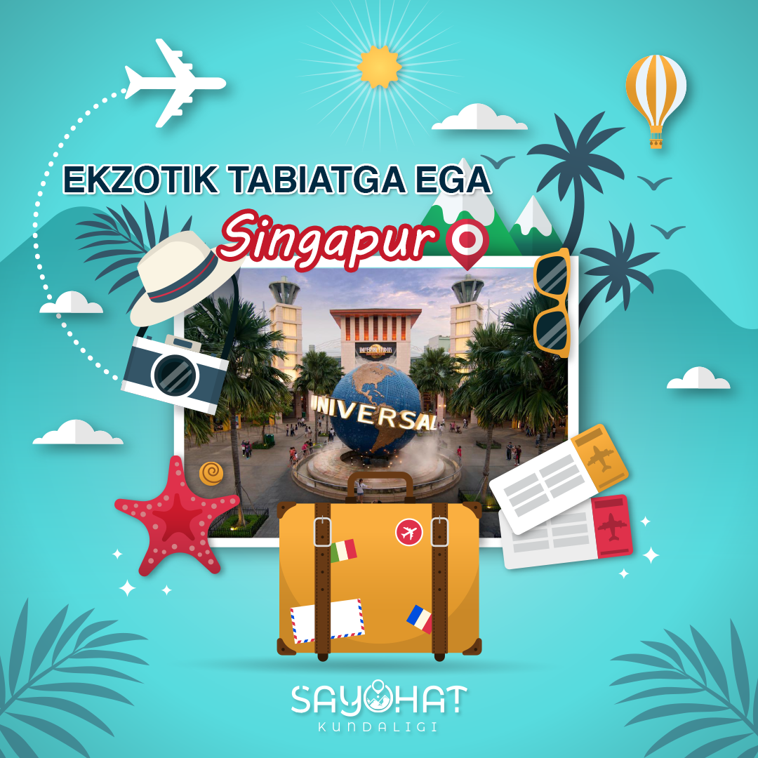 Ekzotik tabiatga ega Singapur