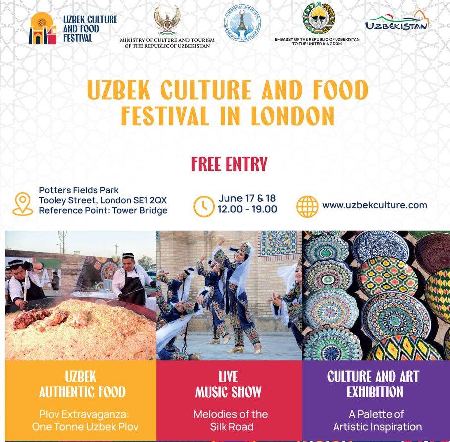 FIRST UZBEK CULTURE AND FOOD FESTIVAL IN LONDON