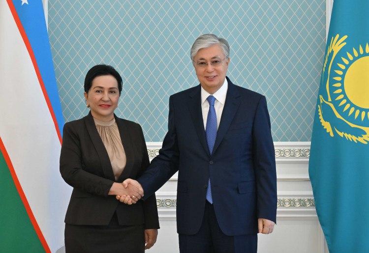 Tanzila Norboeva met with the president of Kazakhstan