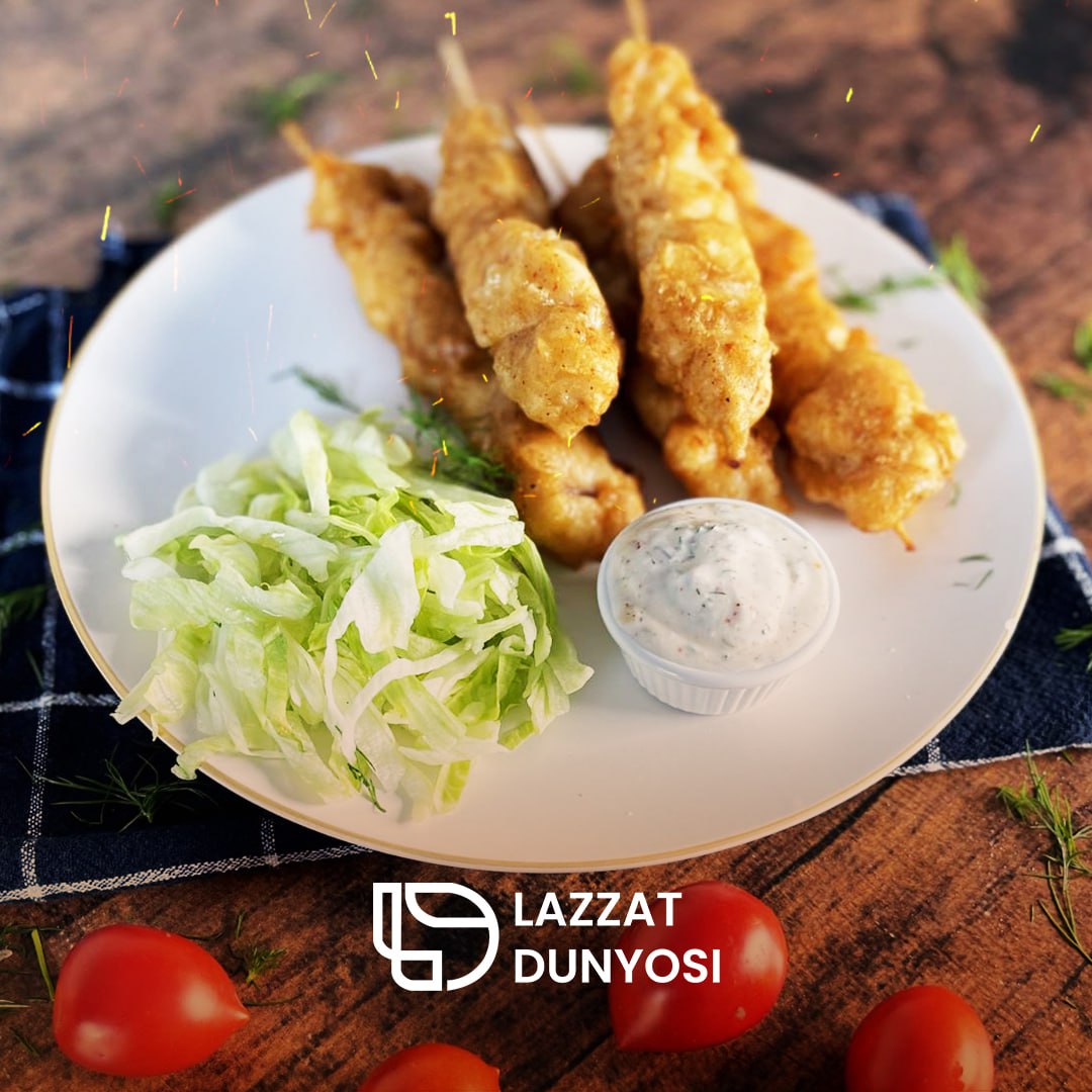 This time we took a different approach to cooking chicken meat and prepared "Fried Chicken Kebab"😍 We have posted the recipe for hot chicken kebab and delicious sauce for you