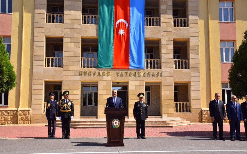 Graduation ceremony of cadets of the Military Lyceum named after Heydar Aliyev takes place in Nakhchivan