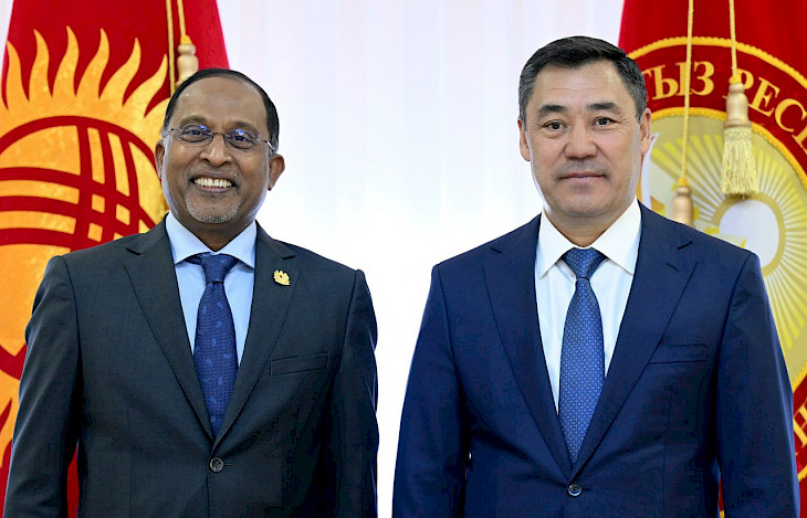 Sadr Japarov received Foreign Minister of Malaysia Zambri Abdul Qadir