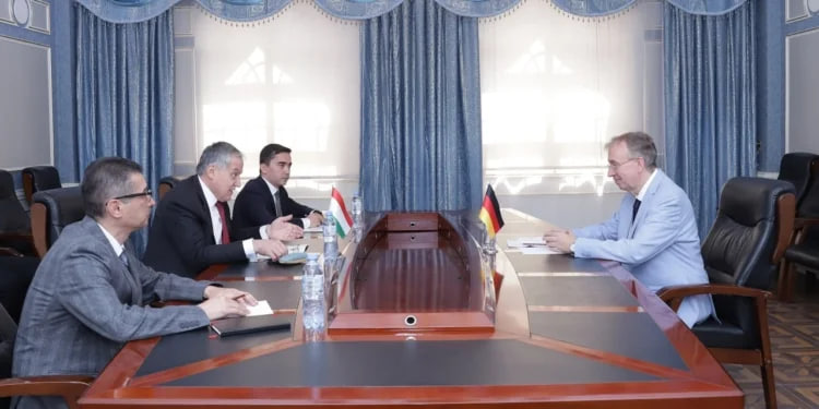 Sirojiddin Muhriddin received the Ambassador of Germany on the occasion of the completion of his mission