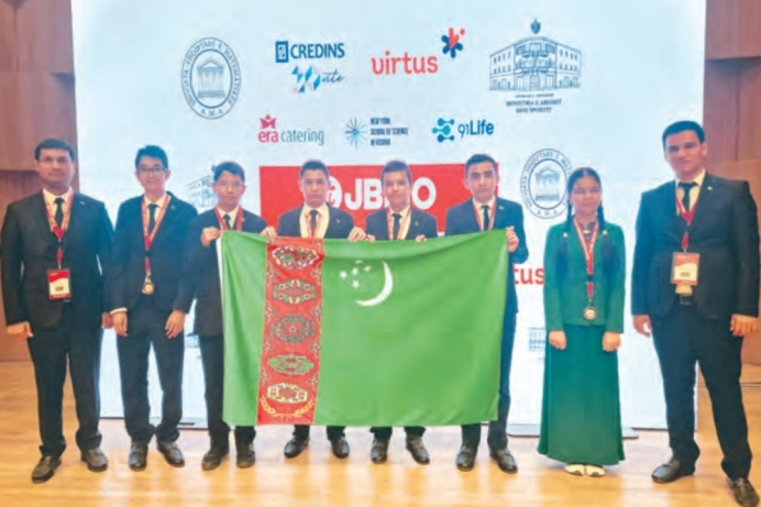 Turkmen schoolchildren win six medals at the International Mathematics Olympiad