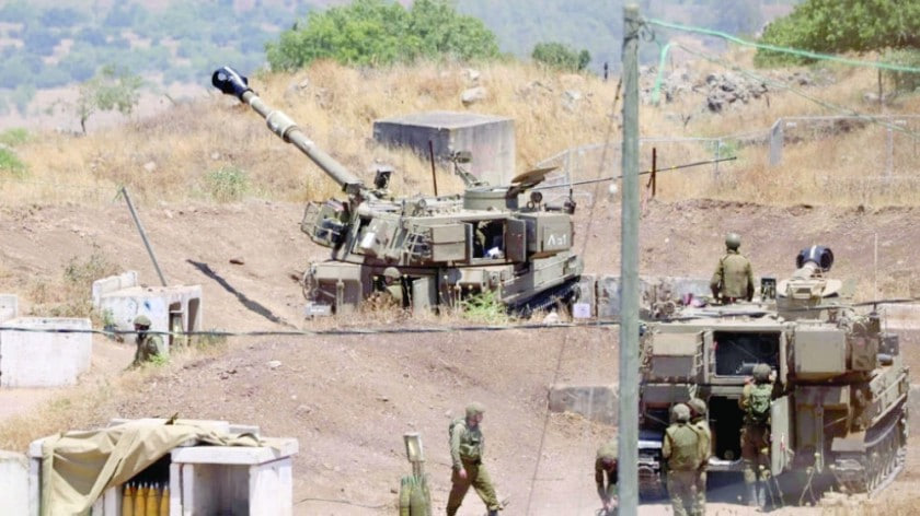 Lebanon and Israel launch a rocket attack on each other