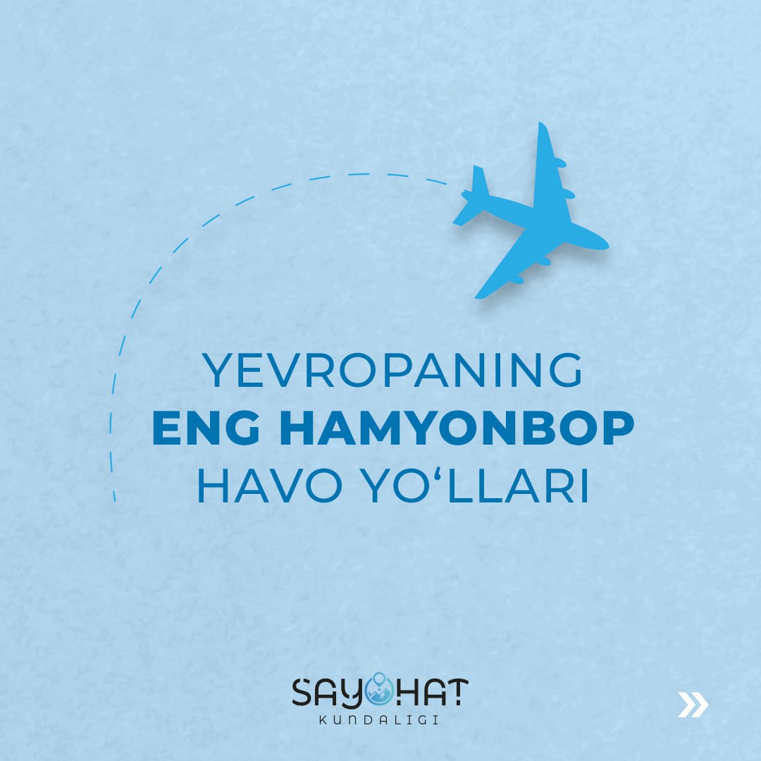 Yevropaning eng hamyonbop havo yo'llari