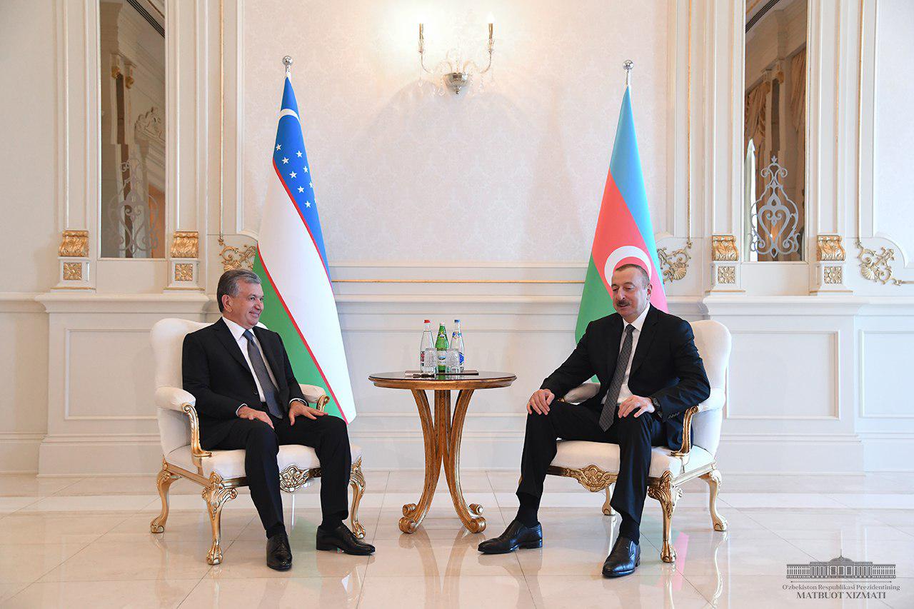President of the Republic of Azerbaijan Ilhom Aliyev congratulated Shavkat Mirziyoyev on his victory