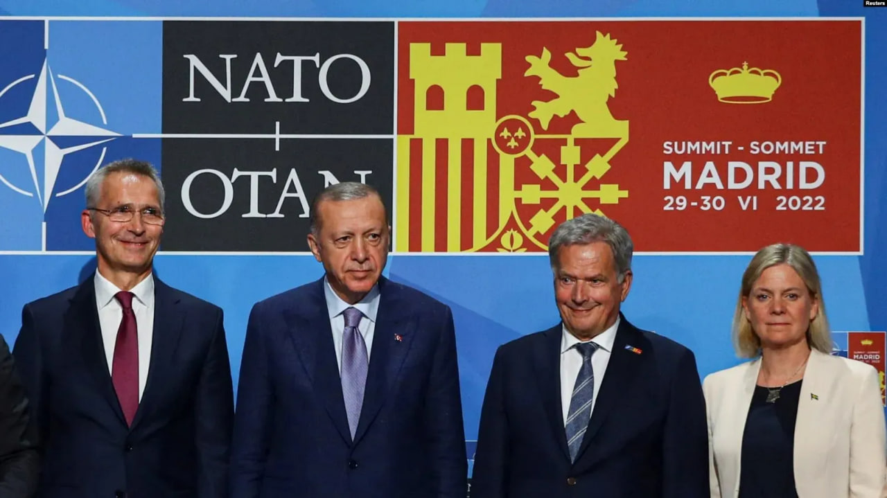 "If you want Sweden to join NATO, first accept Turkey to the European Union" - Erdogan