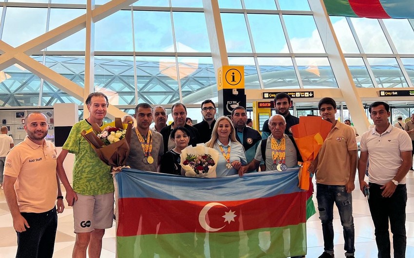 Azerbaijani veteran athletes returned to their homeland