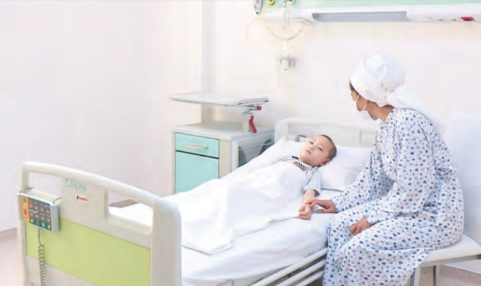 Turkmen doctors performed orthopedic surgery using the Pemberton method for the first time