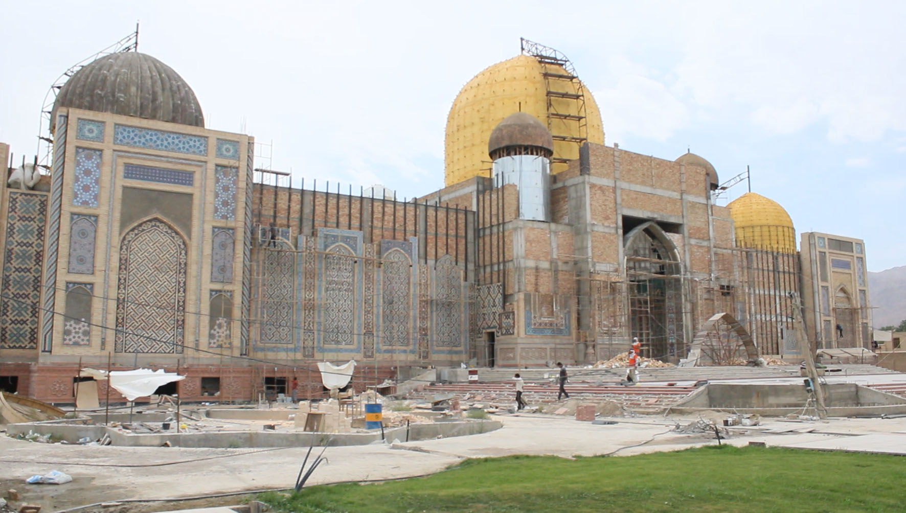 We are resurrecting history. We learned how the restoration of the Khujand fortress is going on
